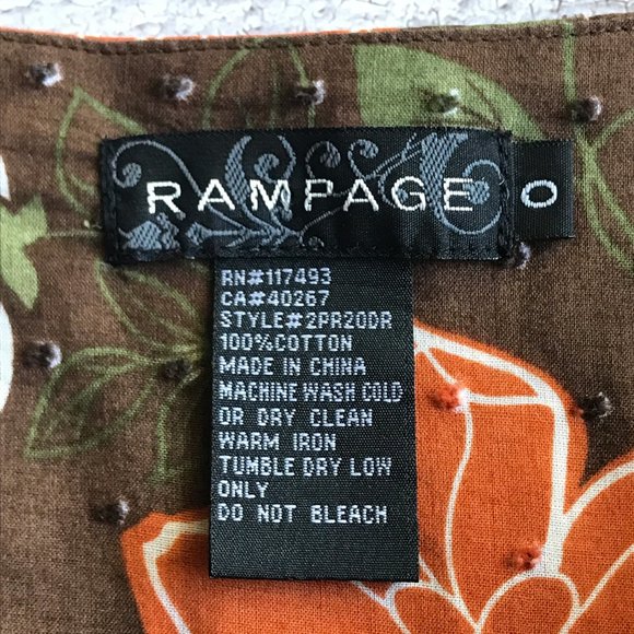 Rampage Tiered Ruffle Hem Mini Skirt 🌼🧡 - Picture 7 of 8